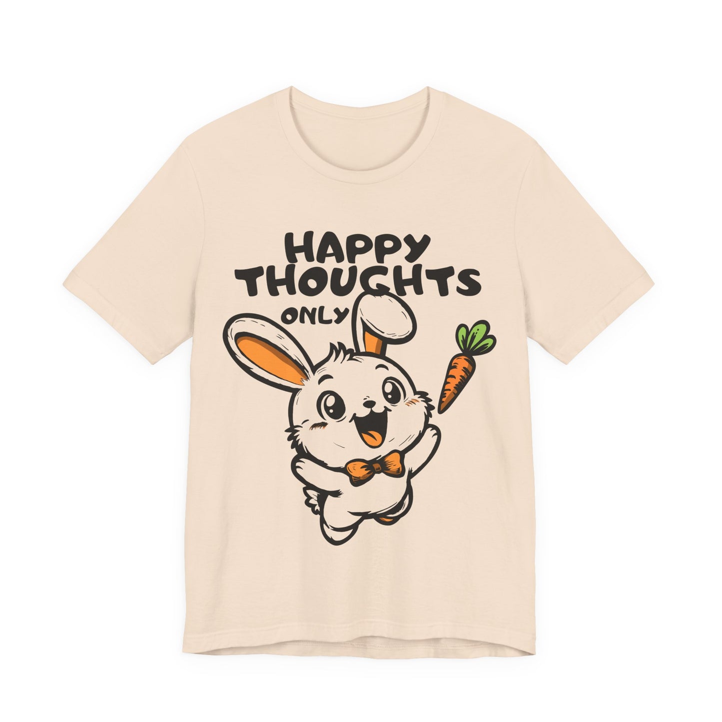 Happy Thoughts Only Bunny Tee